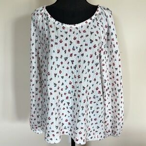 NWOT Loft womens top size large long sleeve